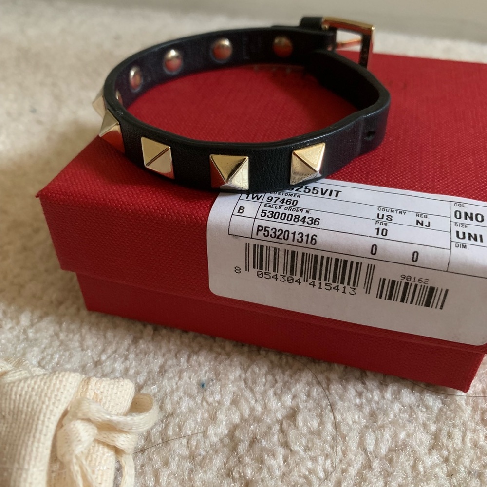 Valentina Rockstud Black Bracelet